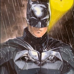 Tom Hodges Batman 11x17 Autographed Limited Edition #3 of 20 Made with COA